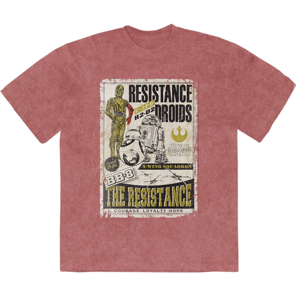 Disney Star Wars - Resistance Droids Mens Tshirt - Red